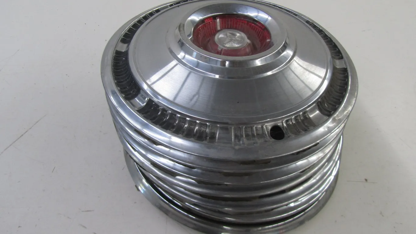 (7) Vintage Hub Caps