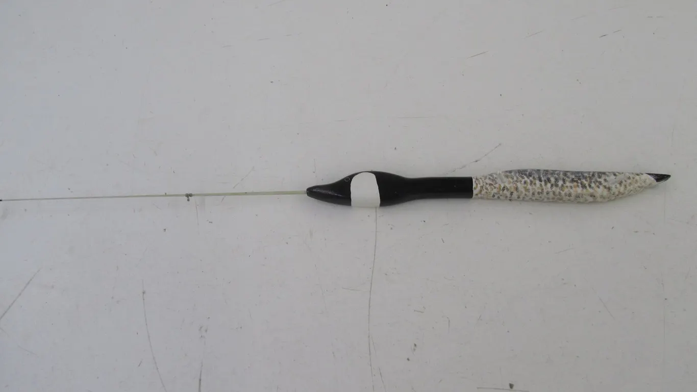Hand Painted Ice Fishing Rod
