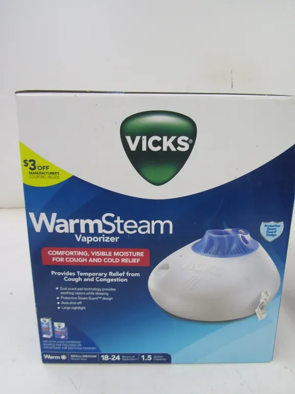 Vicks Warm Steam Vaporizer