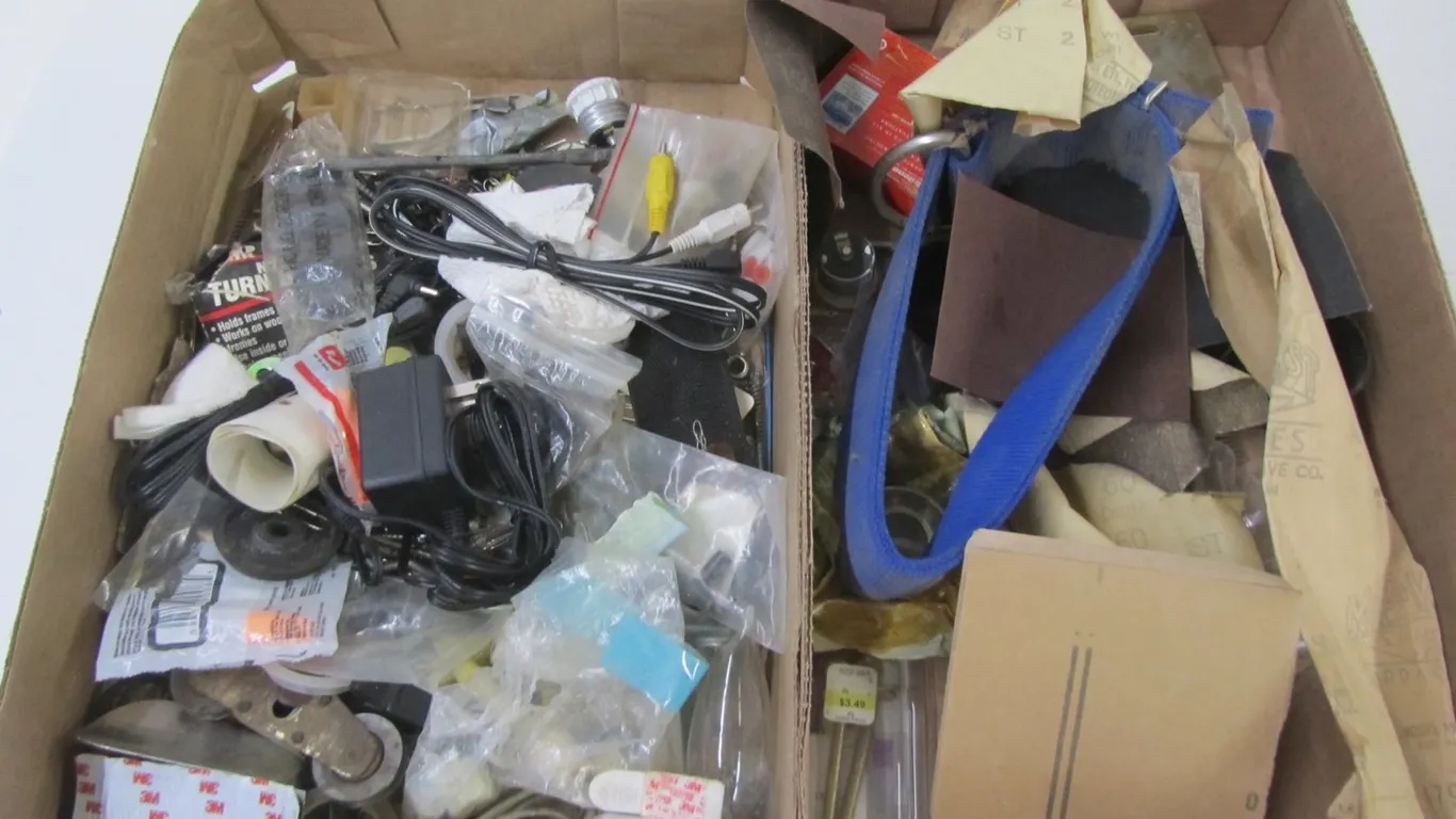 (2) Flats Of Miscellaneous Hardware