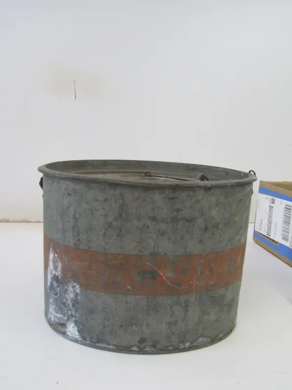 Vintage Galvanized Bait Bucket