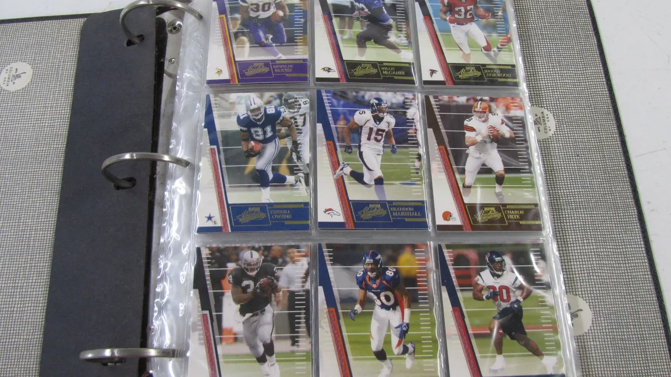 Binder Full Of Assorted Football Cards