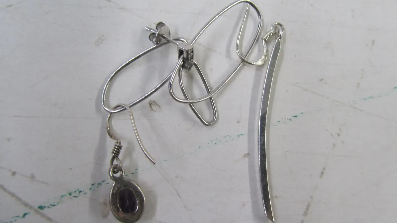 (3) Sterling Silver Earrings