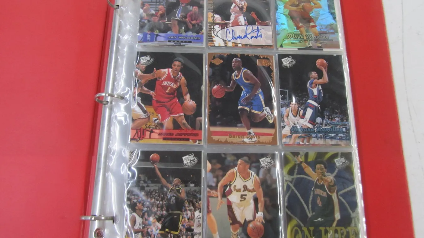Binder Full Of Assorted Basketball Cards