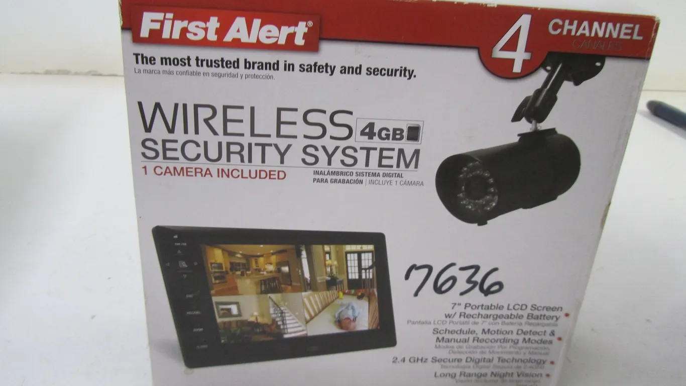 First Alert Wireless 4GB Security System