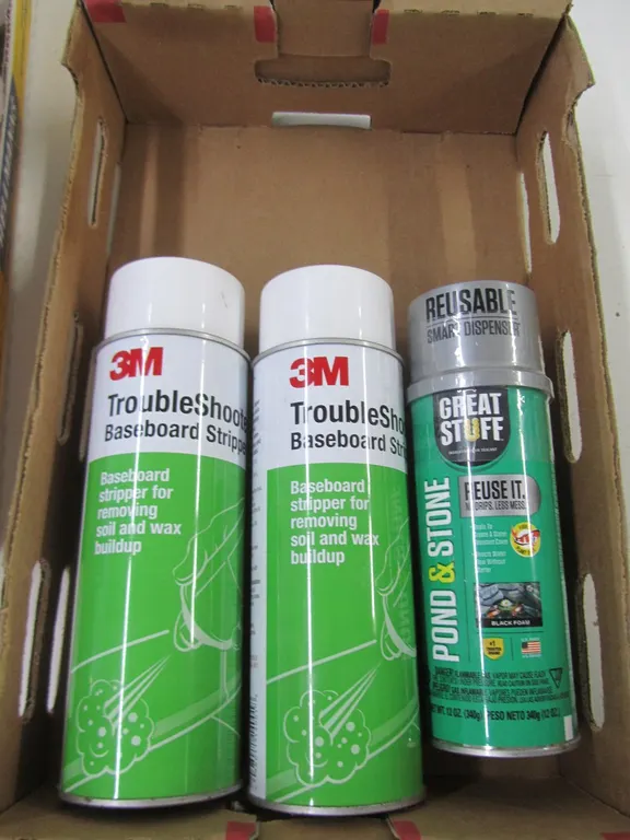 (2) Cans Of 3M TroubleShooter Baseboard Stripper
