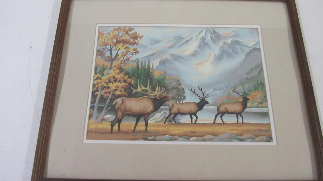 Painting Matted And Framed w/Glass