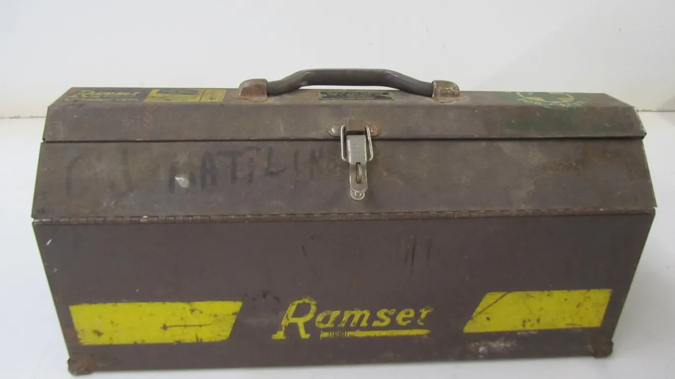 Ramset Powder-Actuated Fastener w/19" Tool Box And Hardware