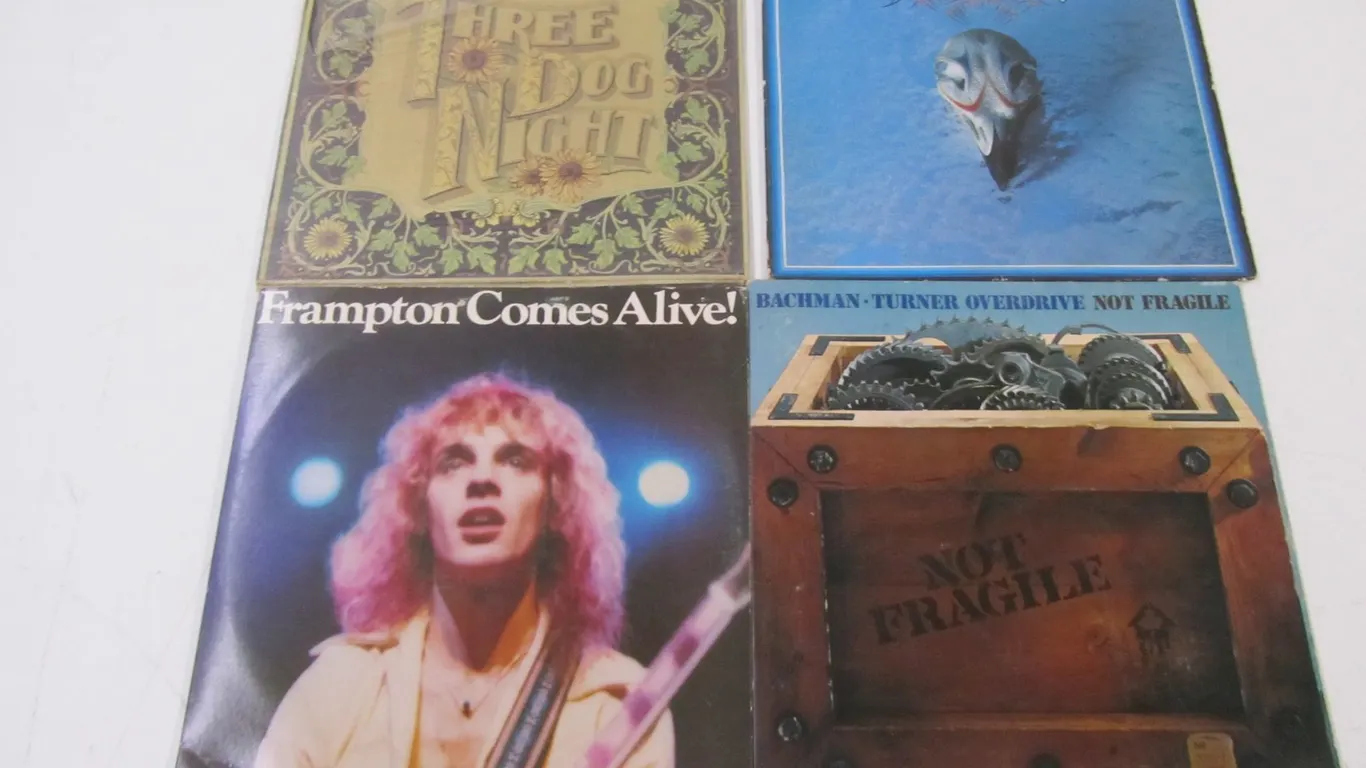 (4) Assorted Vinyl Records