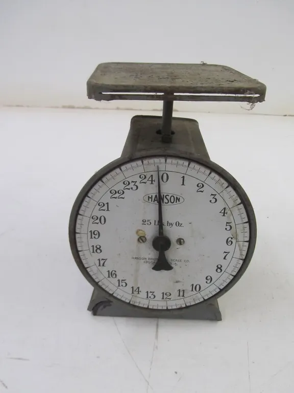 Vintage Hanson 25lb Food Scale