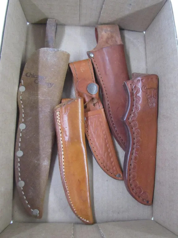 (5) Leather Knife Sheaths
