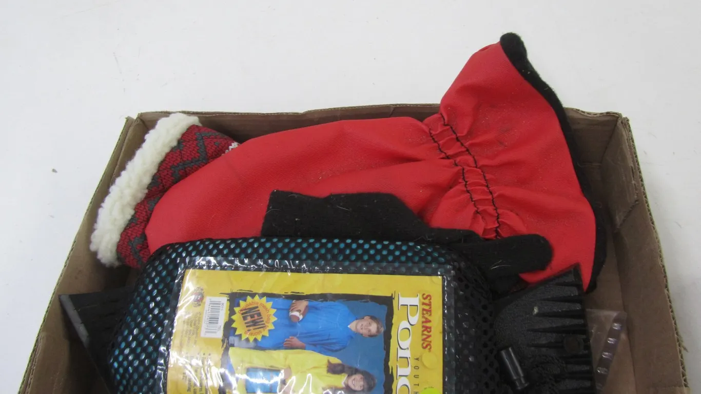 (2) Ice Scraper Gloves And More