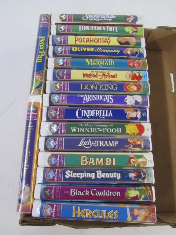 (17) Walt Disney VHS Movies