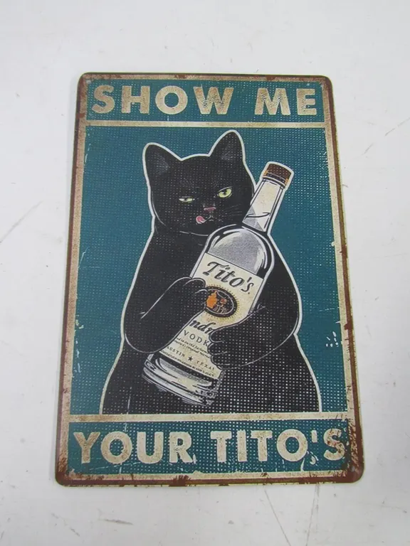 Metal Tito's Sign