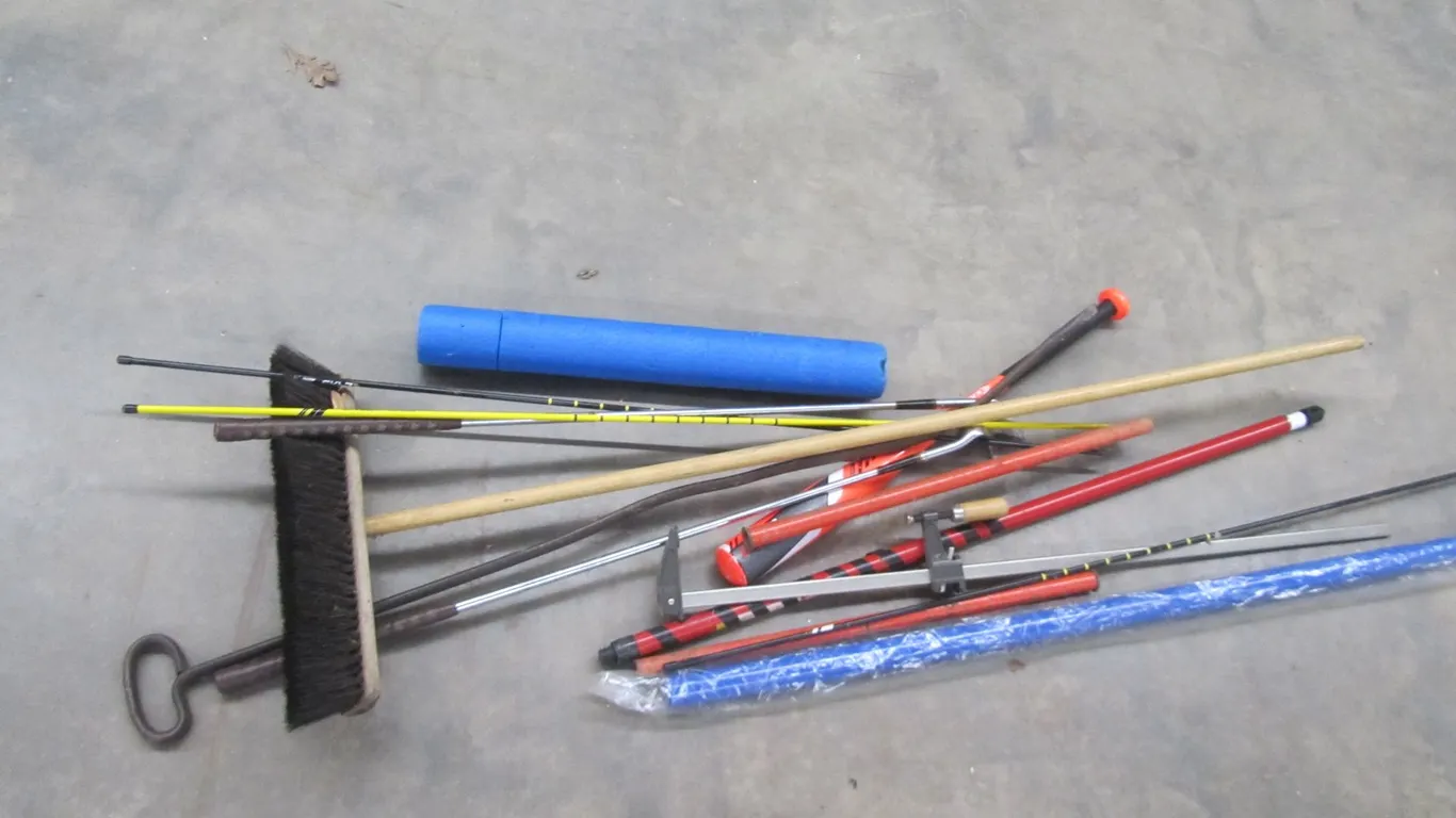Push Broom, Yard Markers, 36" Clamp, And More