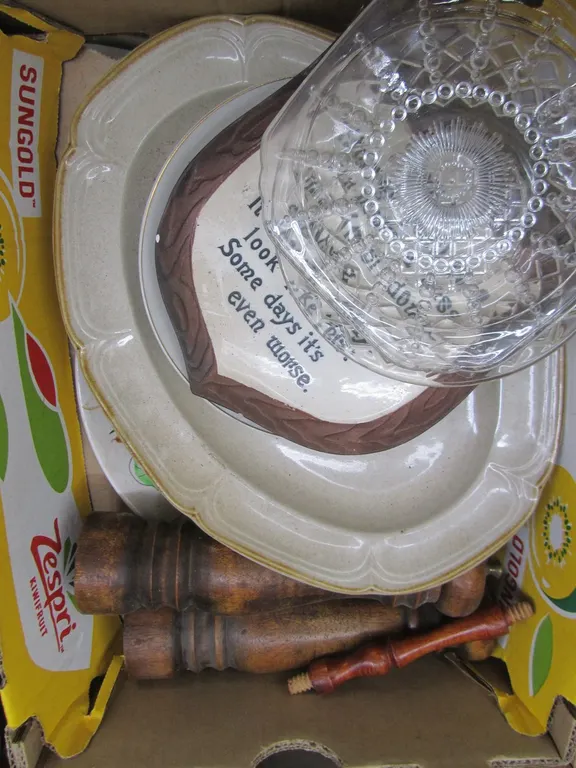 Flat Of Assorted Dishware