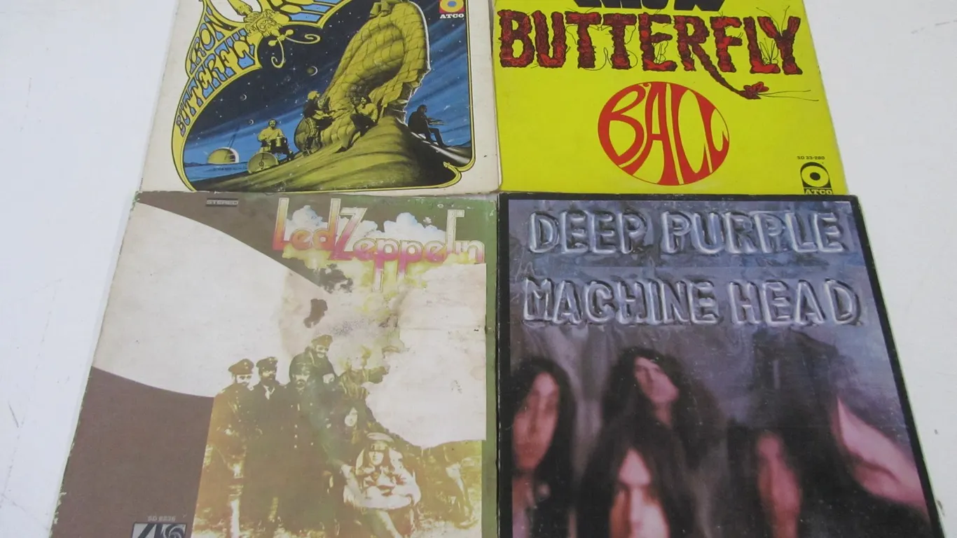 (4) Assorted Vinyl Records
