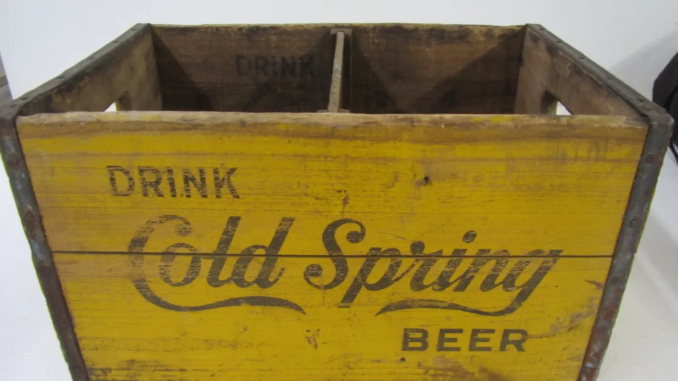 Vintage Cold Spring Beer Crate