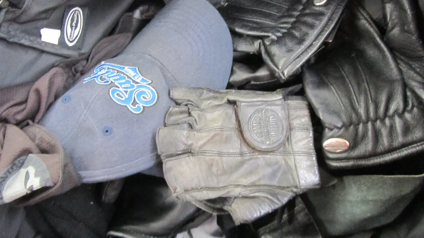 Duffle Bag Full Of Motorcycle Riding Apparel