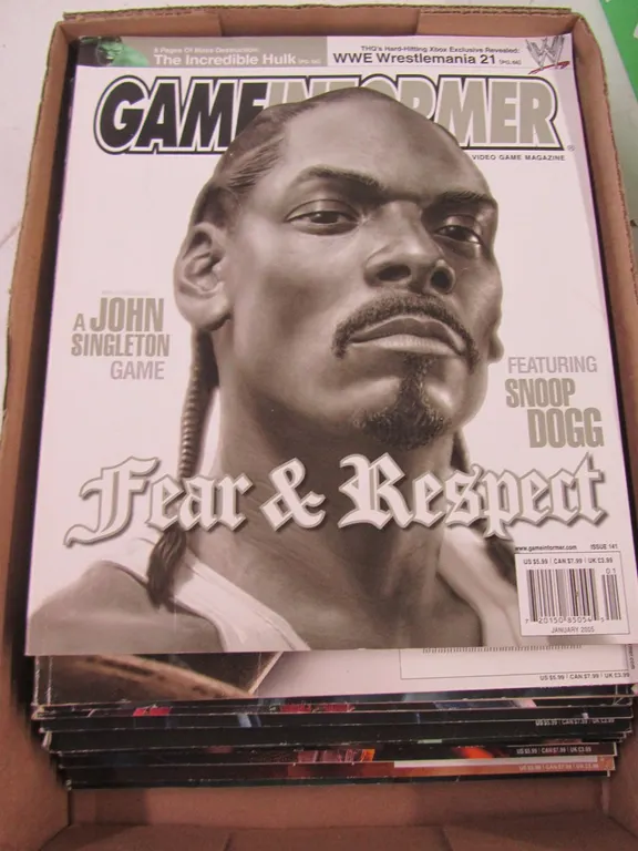 Flat Of Assorted Game Informer Magazines