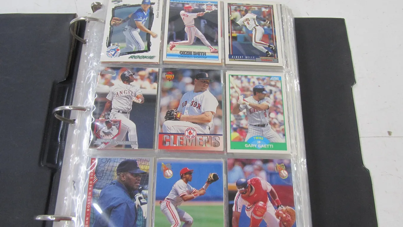 Binder Full Of Assorted Baseball Cards