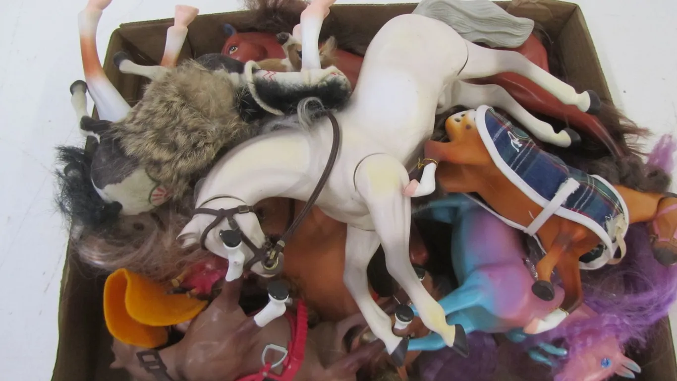 Flat Of Toy Horses