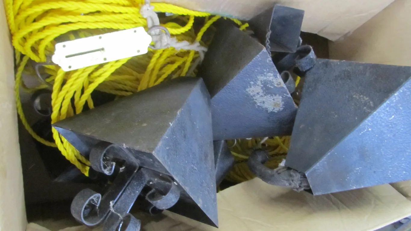 Nylon Rope, Pegboard Screwdriver Holder, And (4) Metal Burning Fixtures
