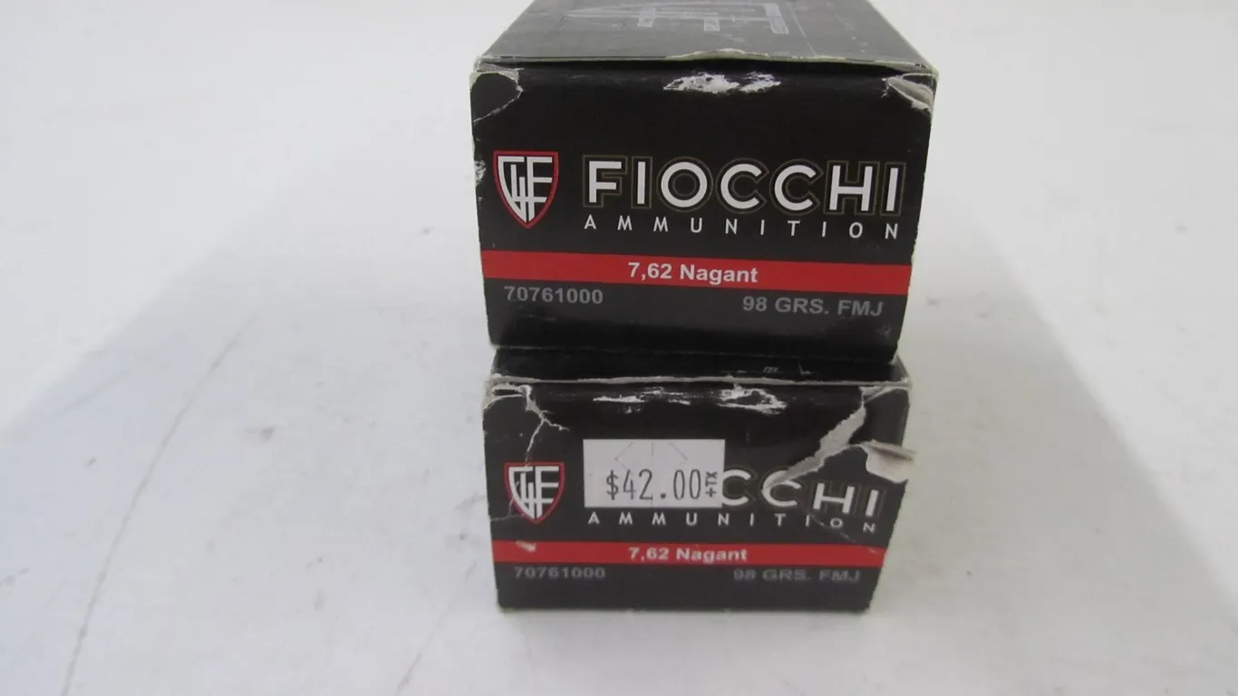 (100) 7.62 Nagant Rounds