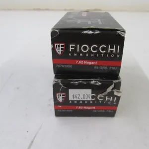(100) 7.62 Nagant Rounds