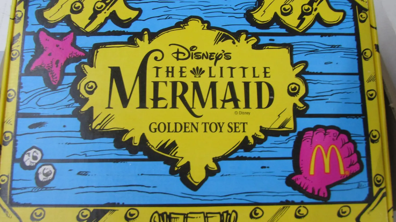 Disney's The Little Mermaid McDonald's Golden Toy Set
