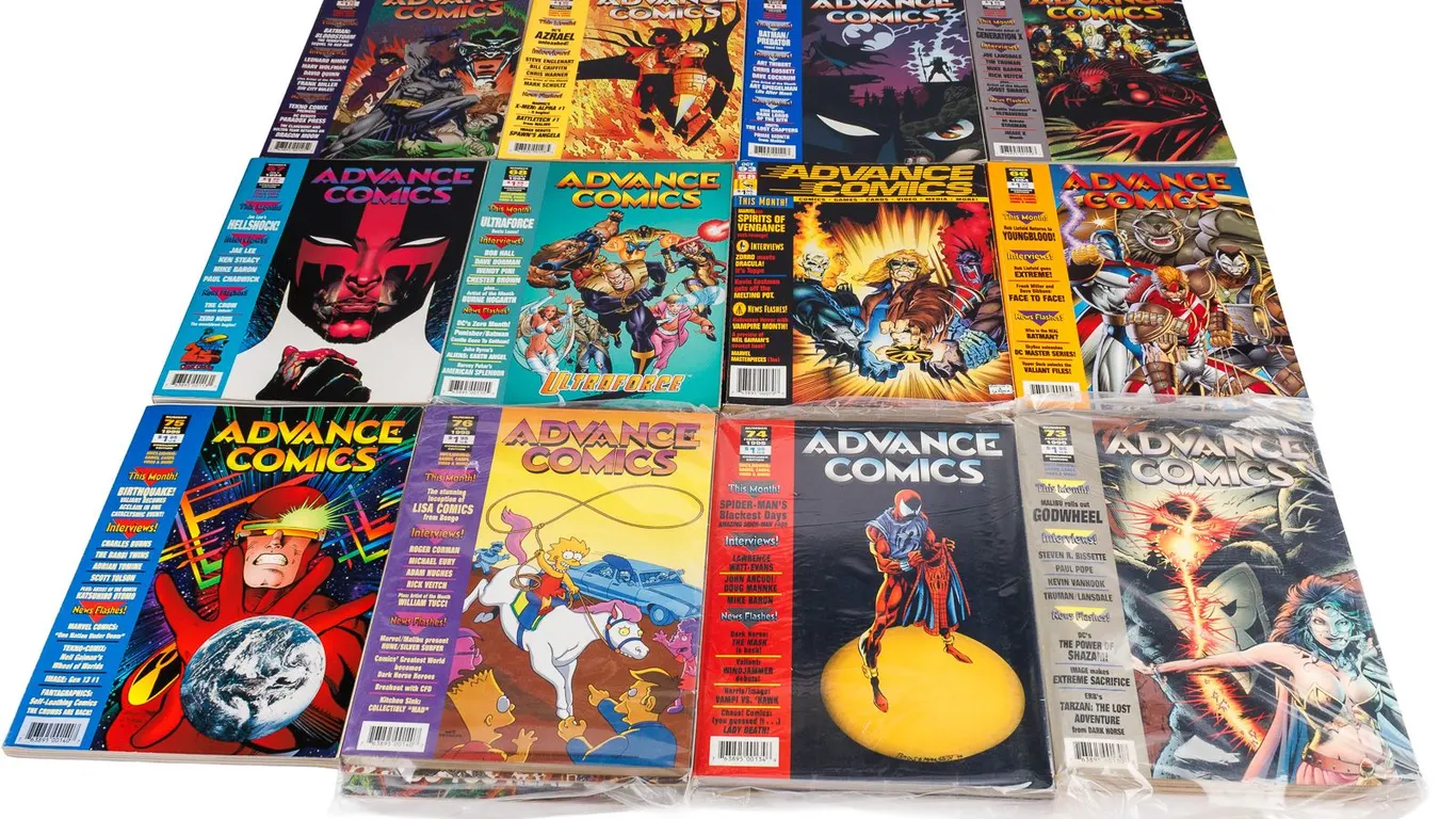 Vintage Advance Comics Magazines 1993-1995