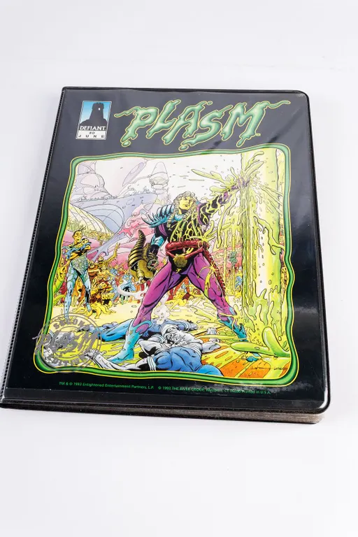 1993 Defiant Comics: Plasm Complete 150-Card Base Set in Official Binder