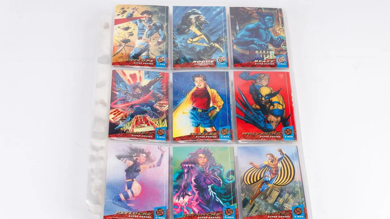 1994 Fleer Ultra X-Men Complete 150 Base Card Set & 14 Insert Subset Cards
