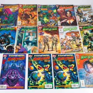 14 Topps Mars Attacks Comic Books