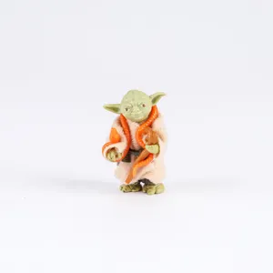 Vintage Kenner Star Wars Yoda Action Figure with Cane & Snake