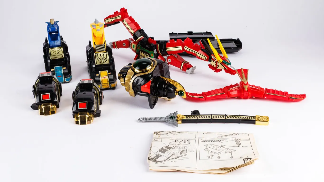 Vintage Mighty Morphin Power Rangers Thunder Megazord
