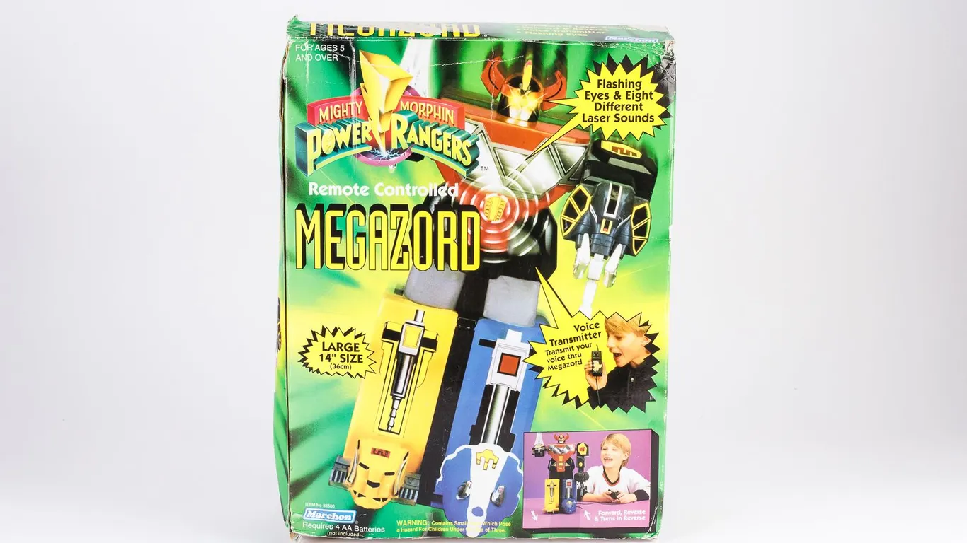 Vintage 1993 Bandai Mighty Morphin Power Rangers Remote Control Megazord with Box