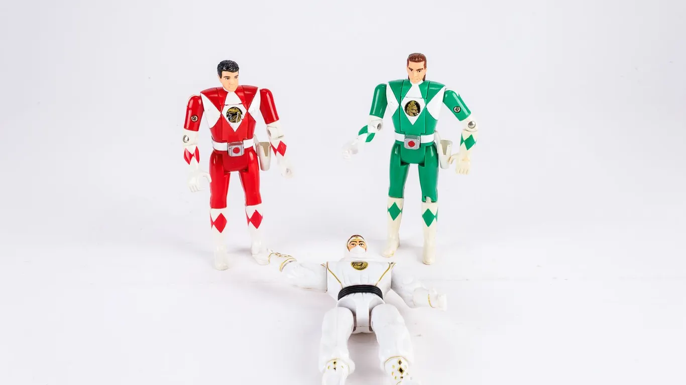 Vintage 1990s Mighty Morphin Power Rangers Action Figures