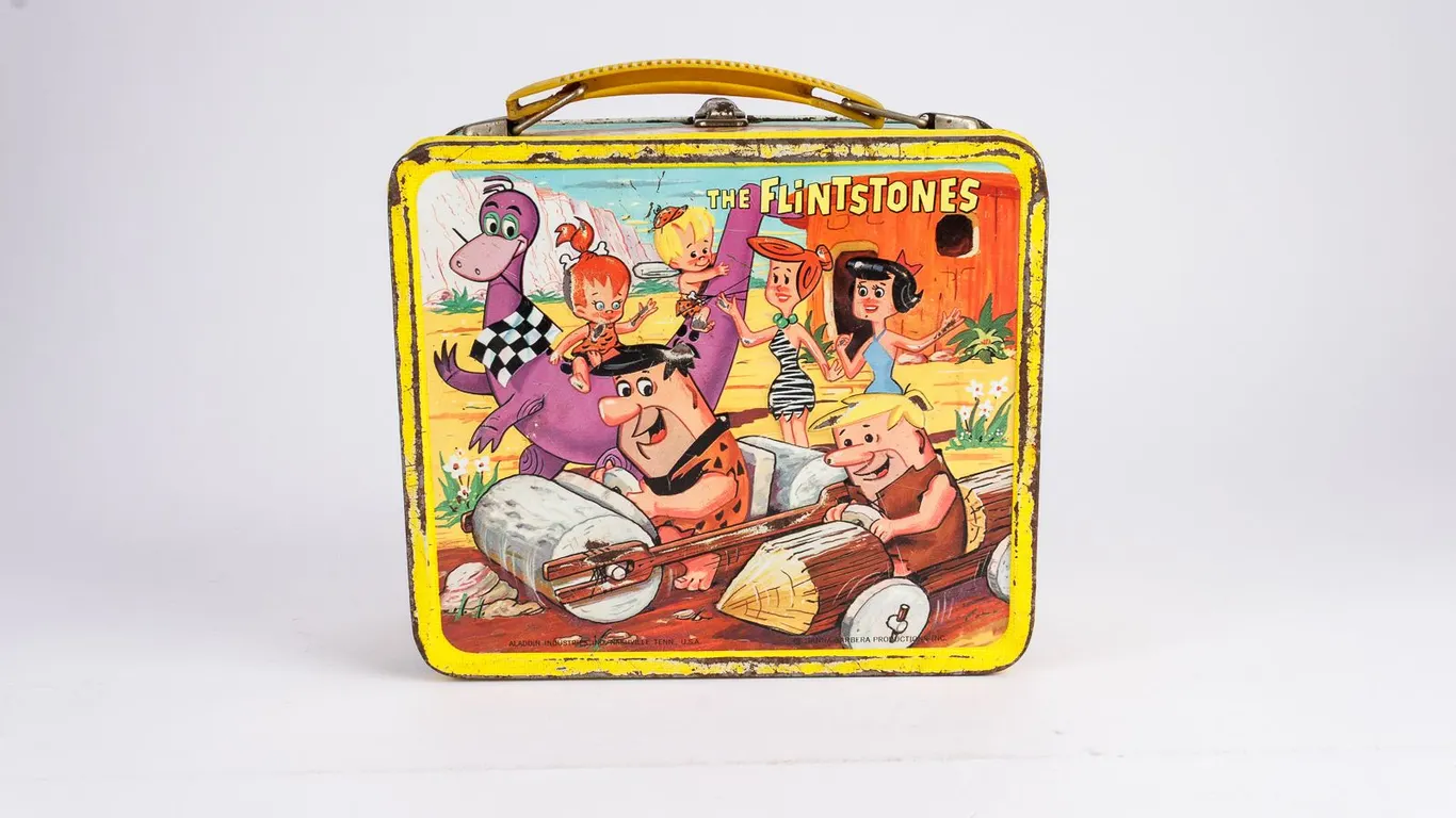 Vintage 1962 The Flintstones Metal Lunchbox