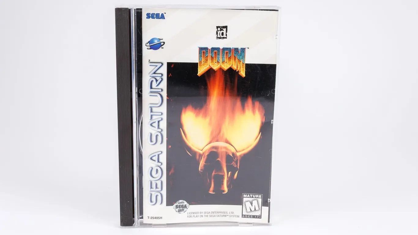 Sega Saturn DOOM Video Game Complete