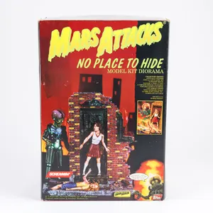 Vintage Mars Attacks "No Place to Hide" Model Kit Diorama