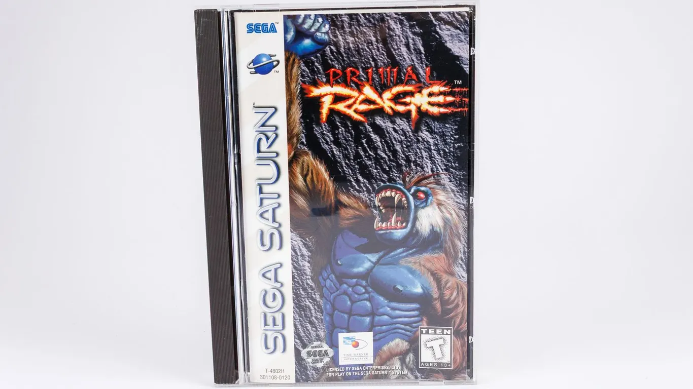 Sega Saturn Primal Rage Video Game Complete