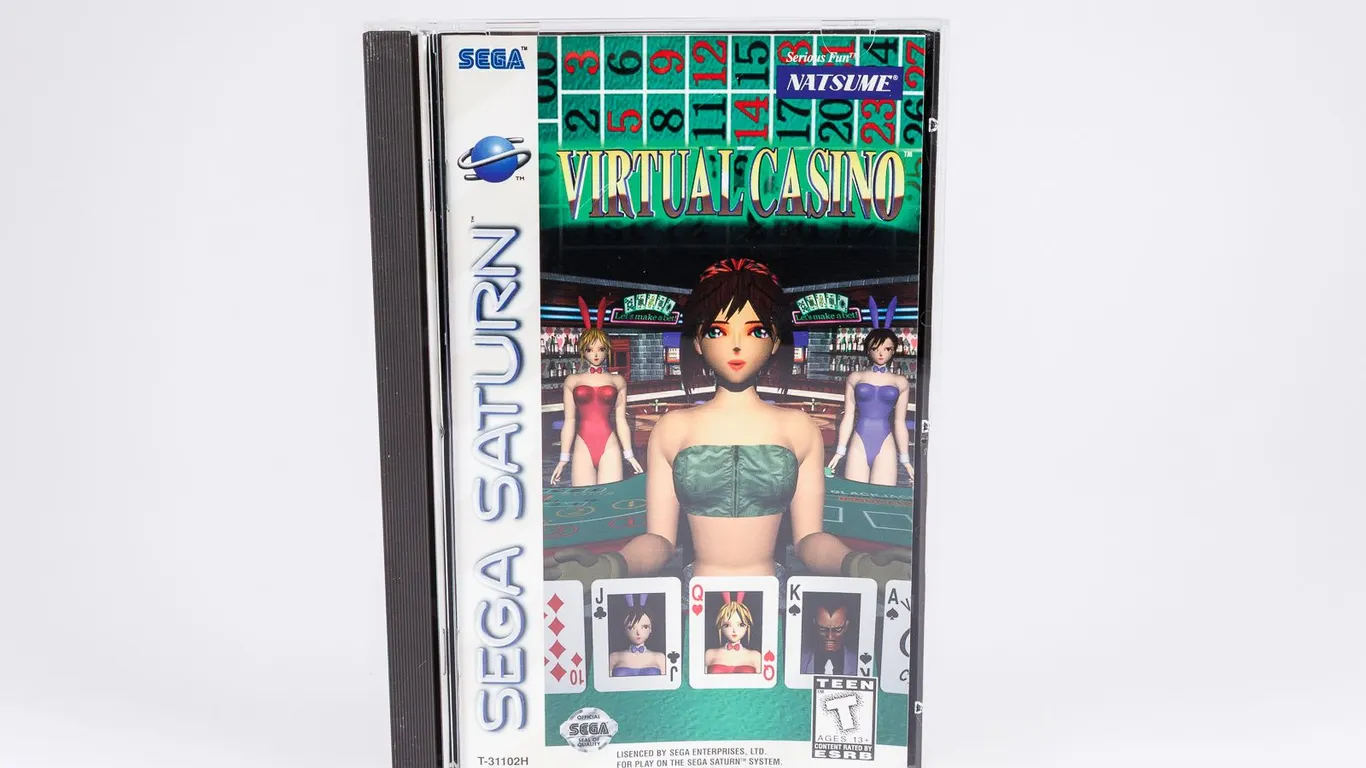 Sega Saturn Virtual Casino Video Game Complete