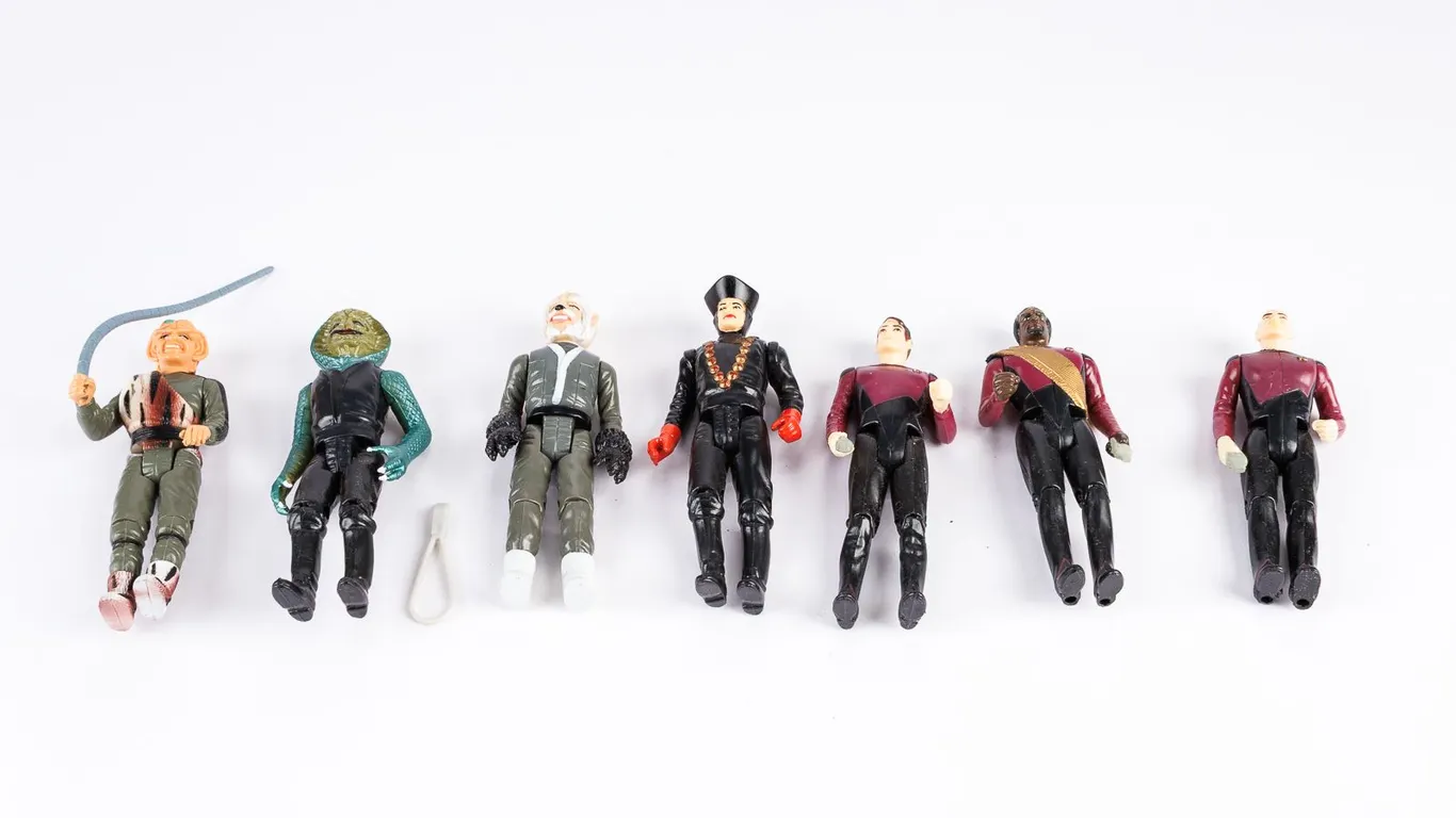1988 Galoob Star Trek: The Next Generation Action Figures