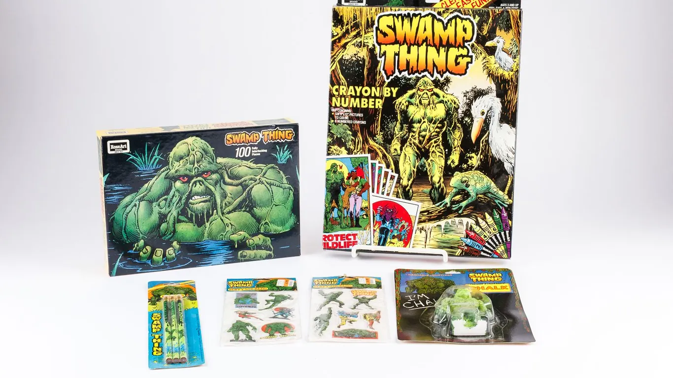 Vintage Swamp Thing Activity & Craft Lot