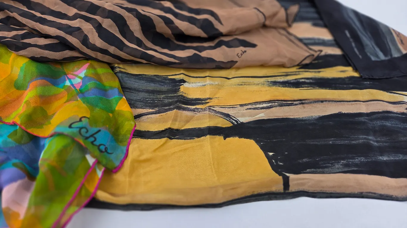 Group of 3 Vintage Designer Fashion Scarves