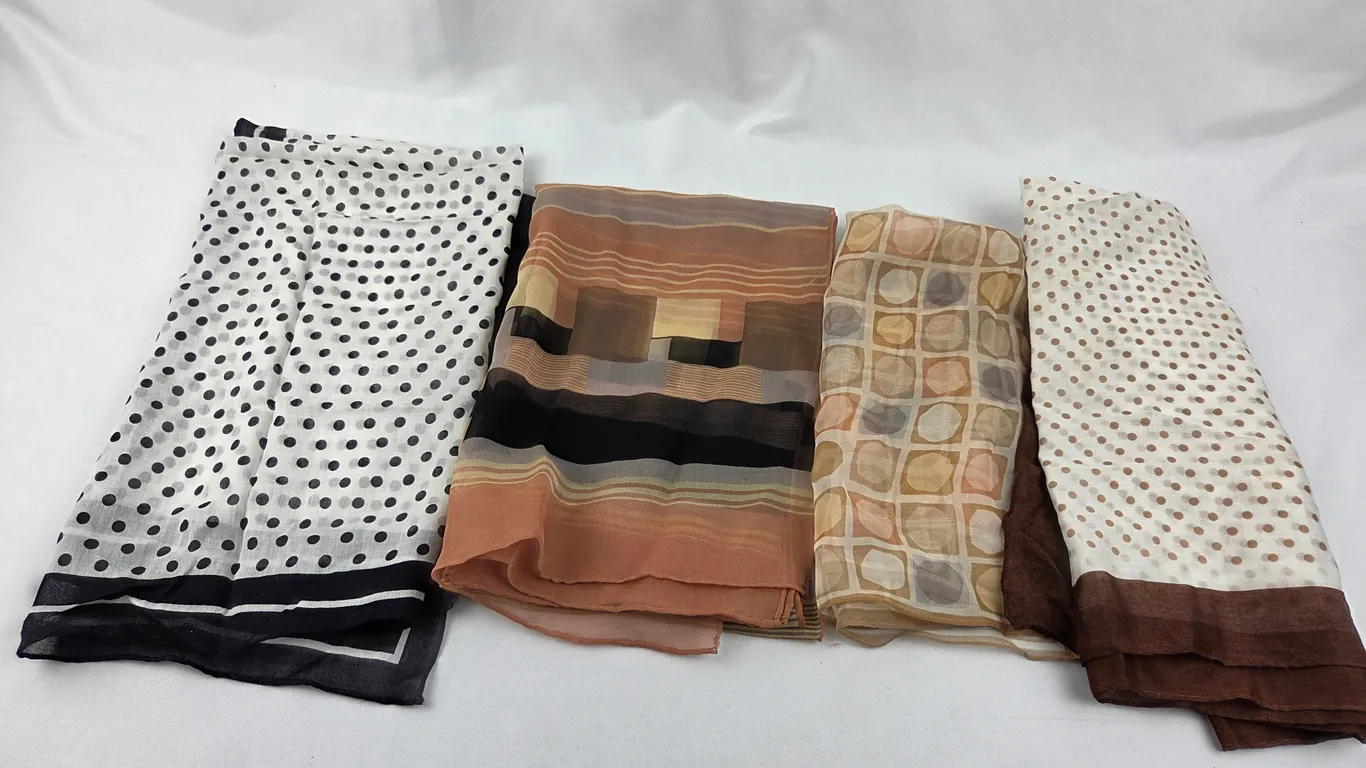 Group of 4 Vintage Scarves including Nordstrom