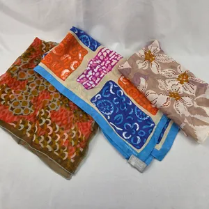 Trio of Vintage Silk Designer Scarves by Ungaro, Evan Picone