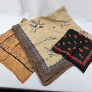 Trio of Vintage Designer Scarves including Ginnie Johansen and Echo