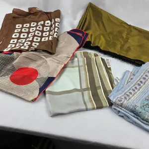 Group of 5 Vintage Scarves  including Designer Echo silk